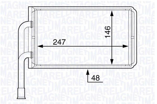 MAGNETI MARELLI Lämmityslaitteen kenno 350218361000